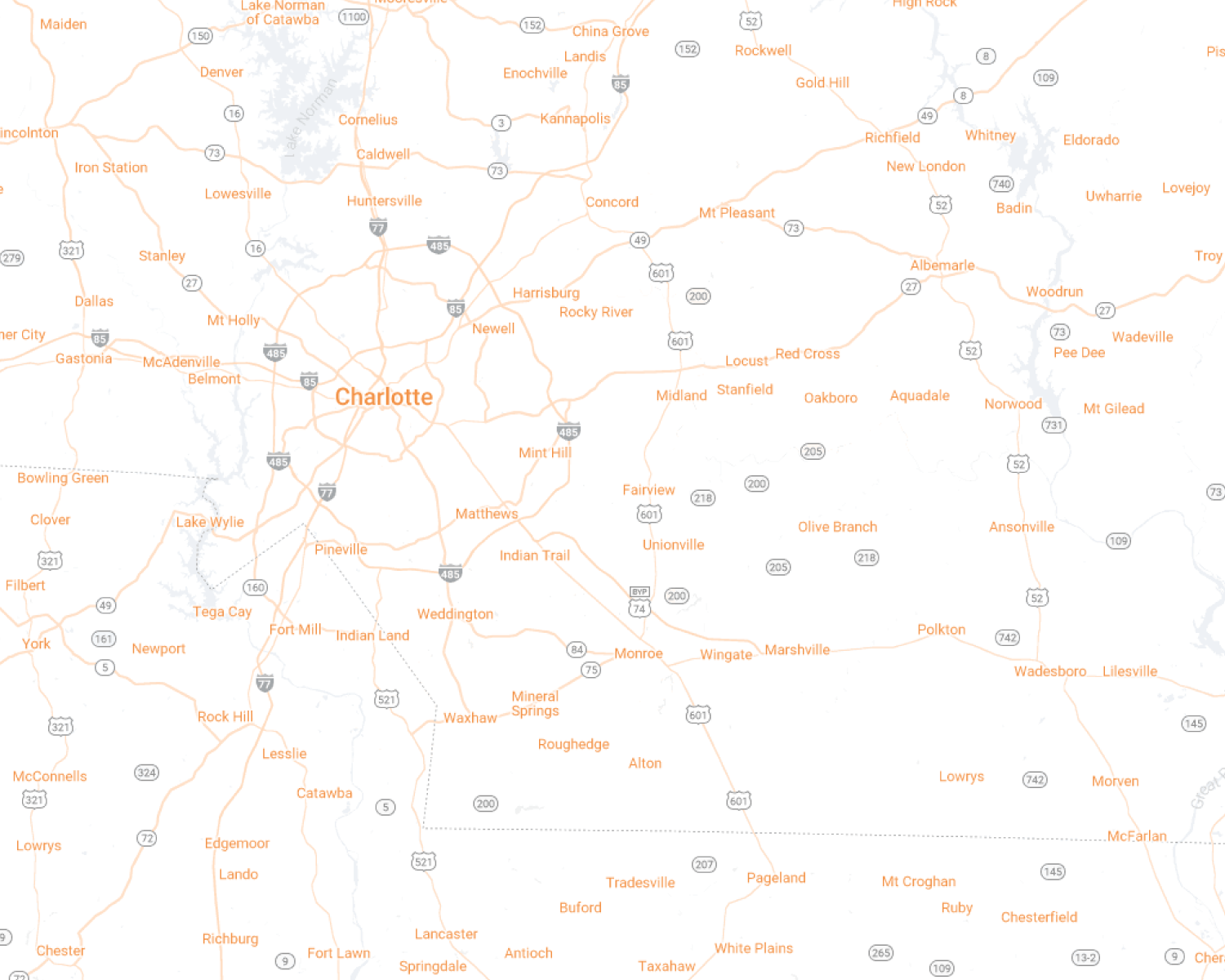 Charlotte Desktop Map