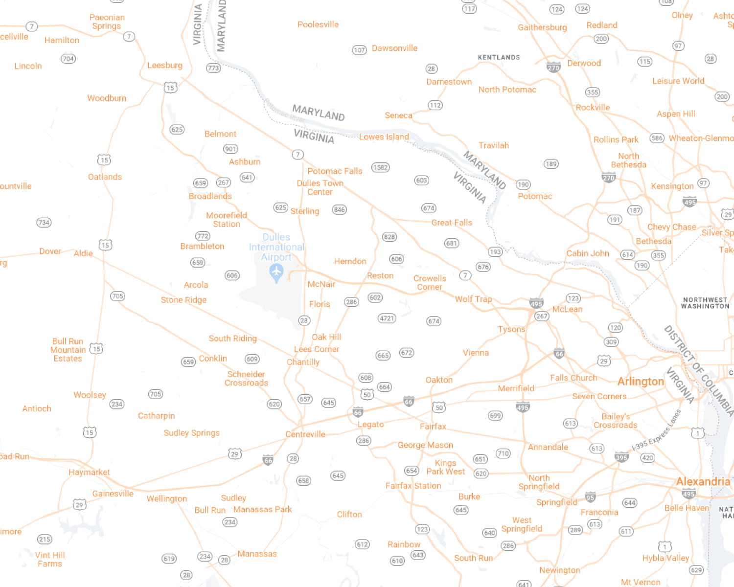 Loudoun Desktop Map View - New