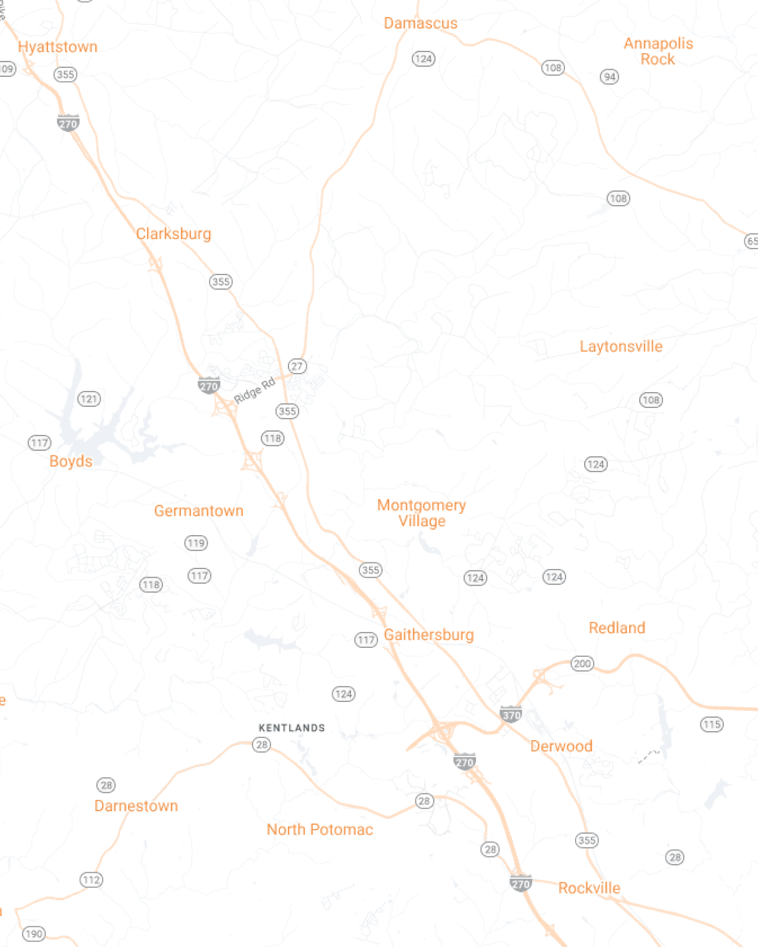 Rockville Map Mobile