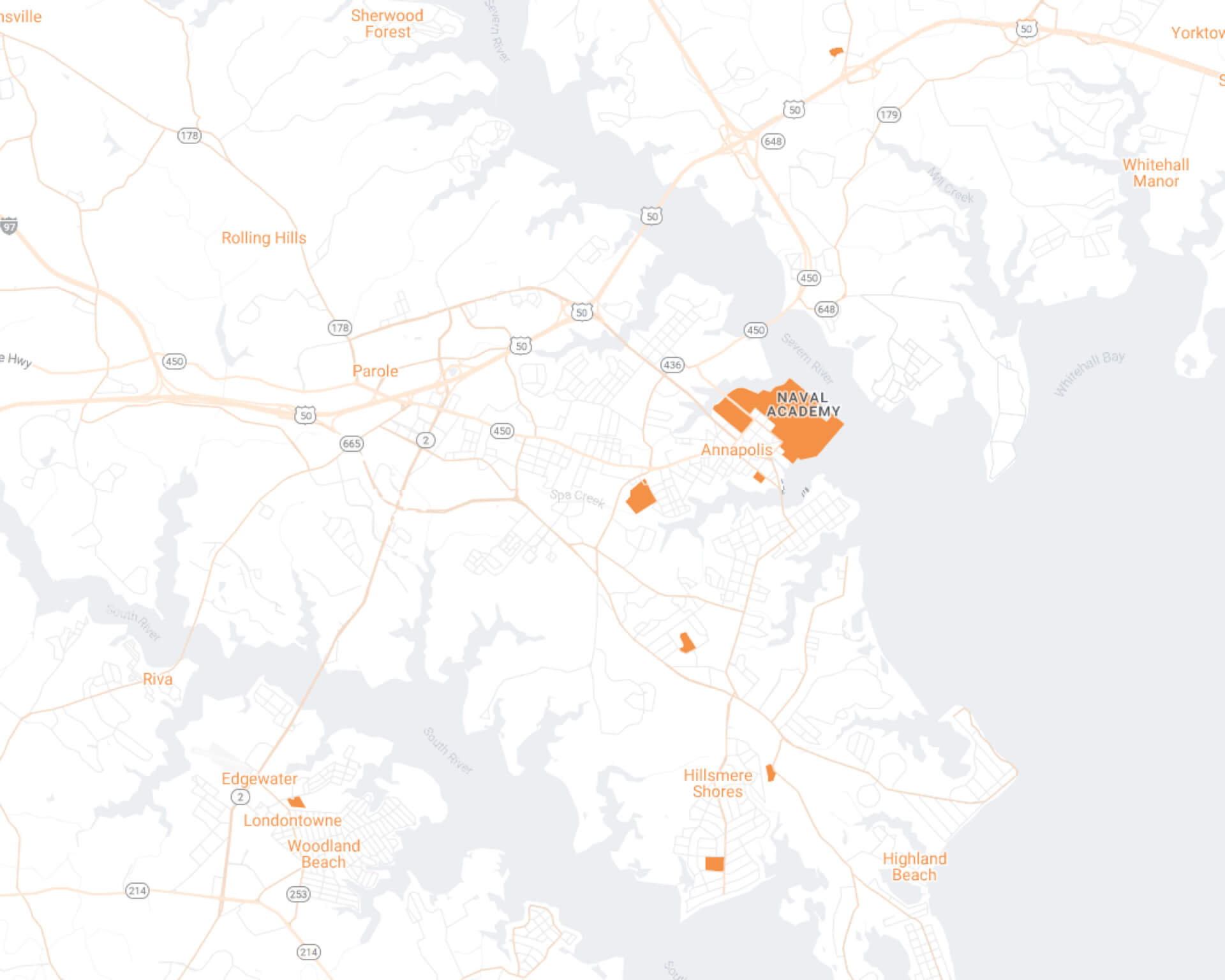Annapolis Maid Brigade Desktop Map