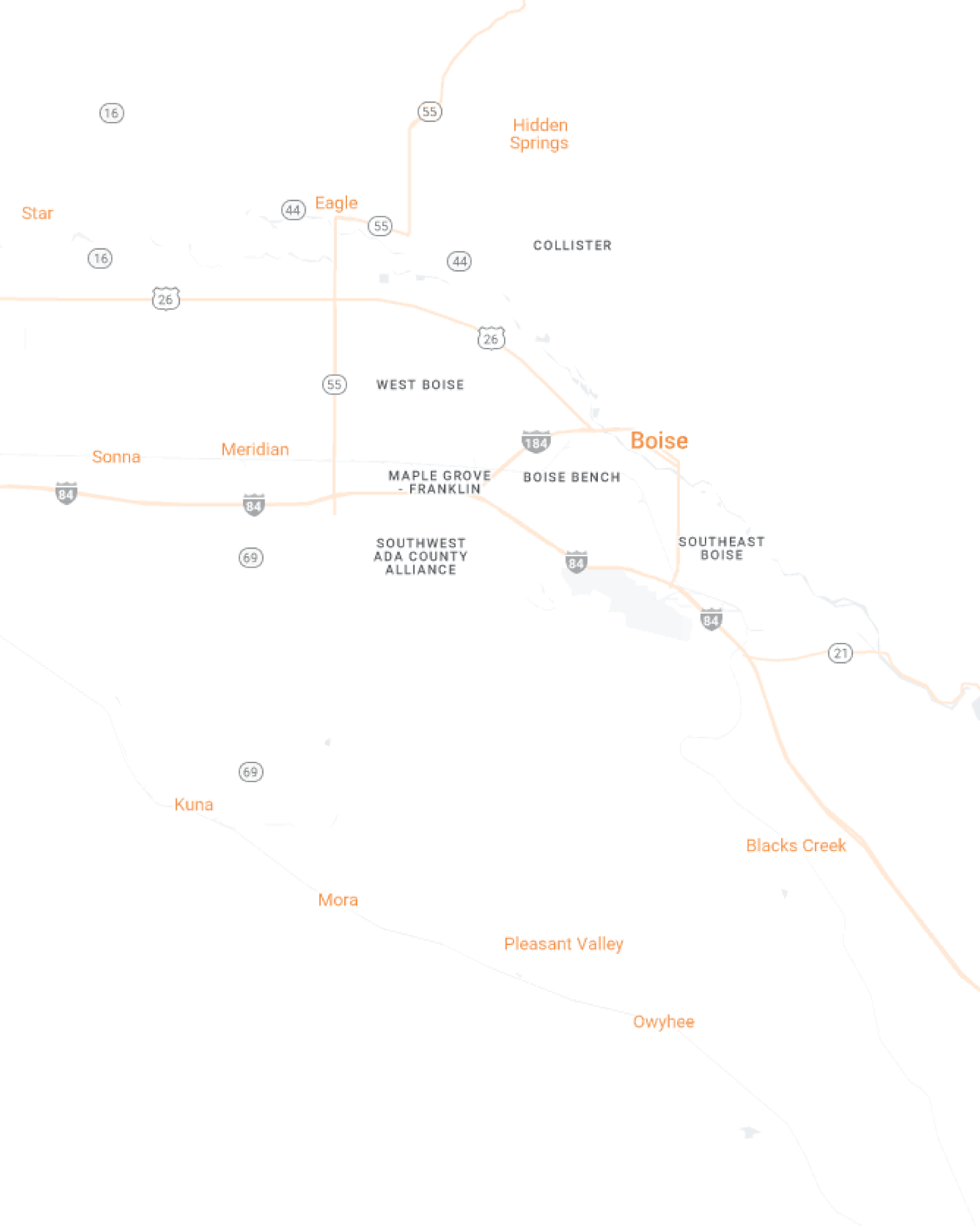 Boise Maid Brigade Mobile Map