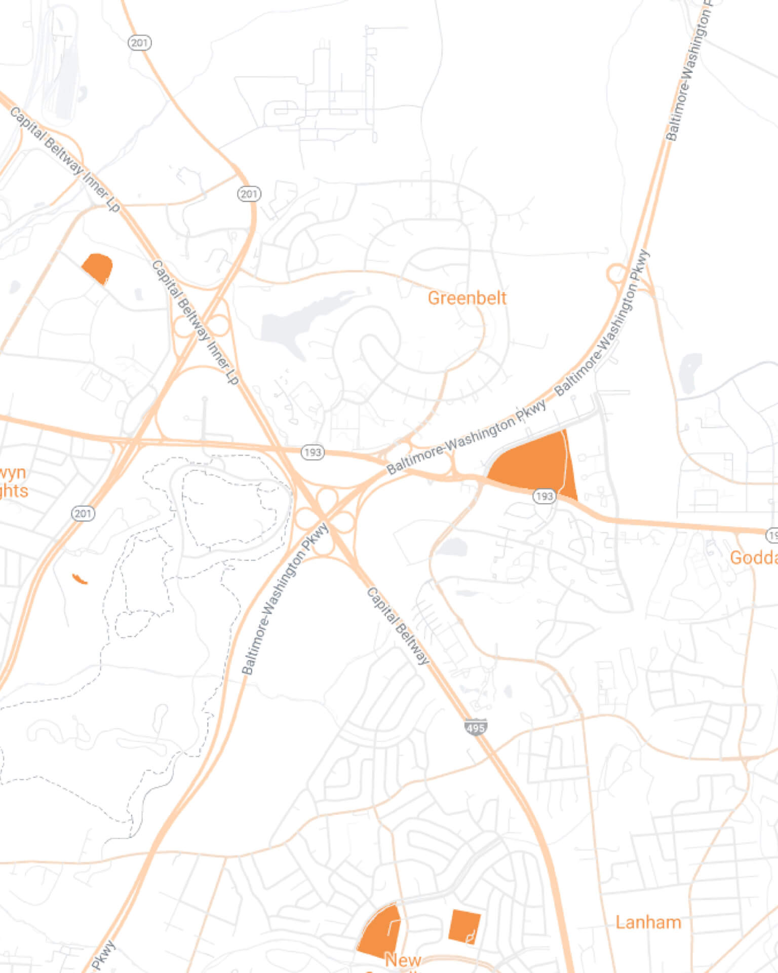 Greenbelt Maid Brigade Mobile Map