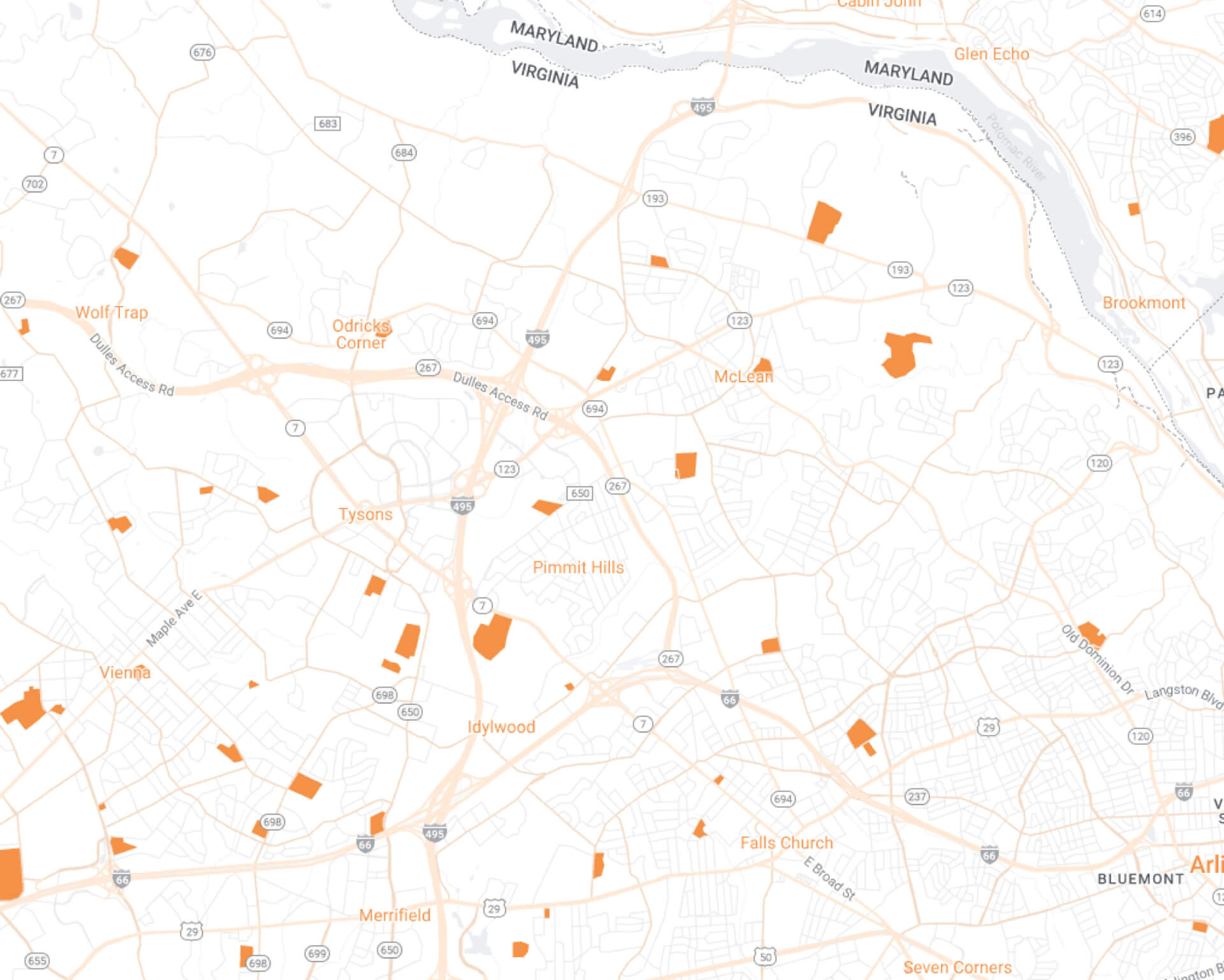 McLean Maid Brigade Desktop Map