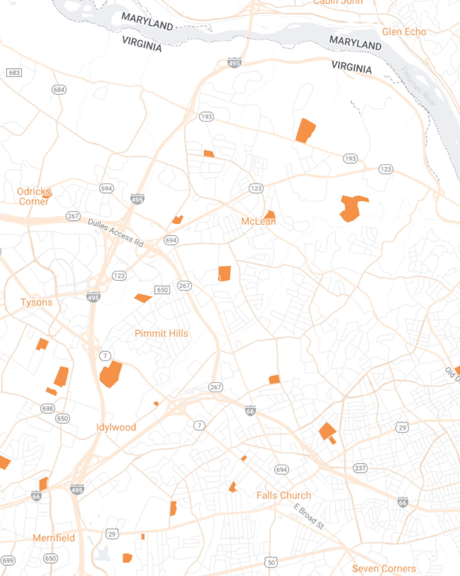 McLean Maid Brigade Mobile Map