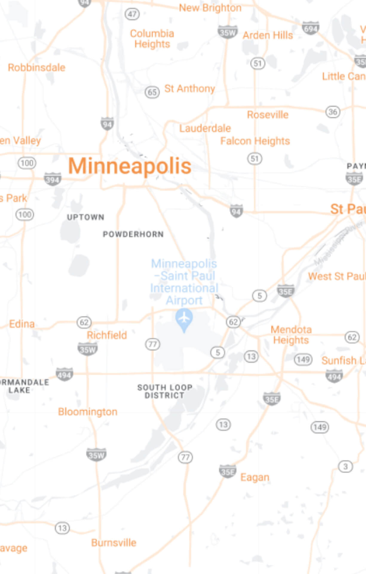 Minneapolis Mobile Map
