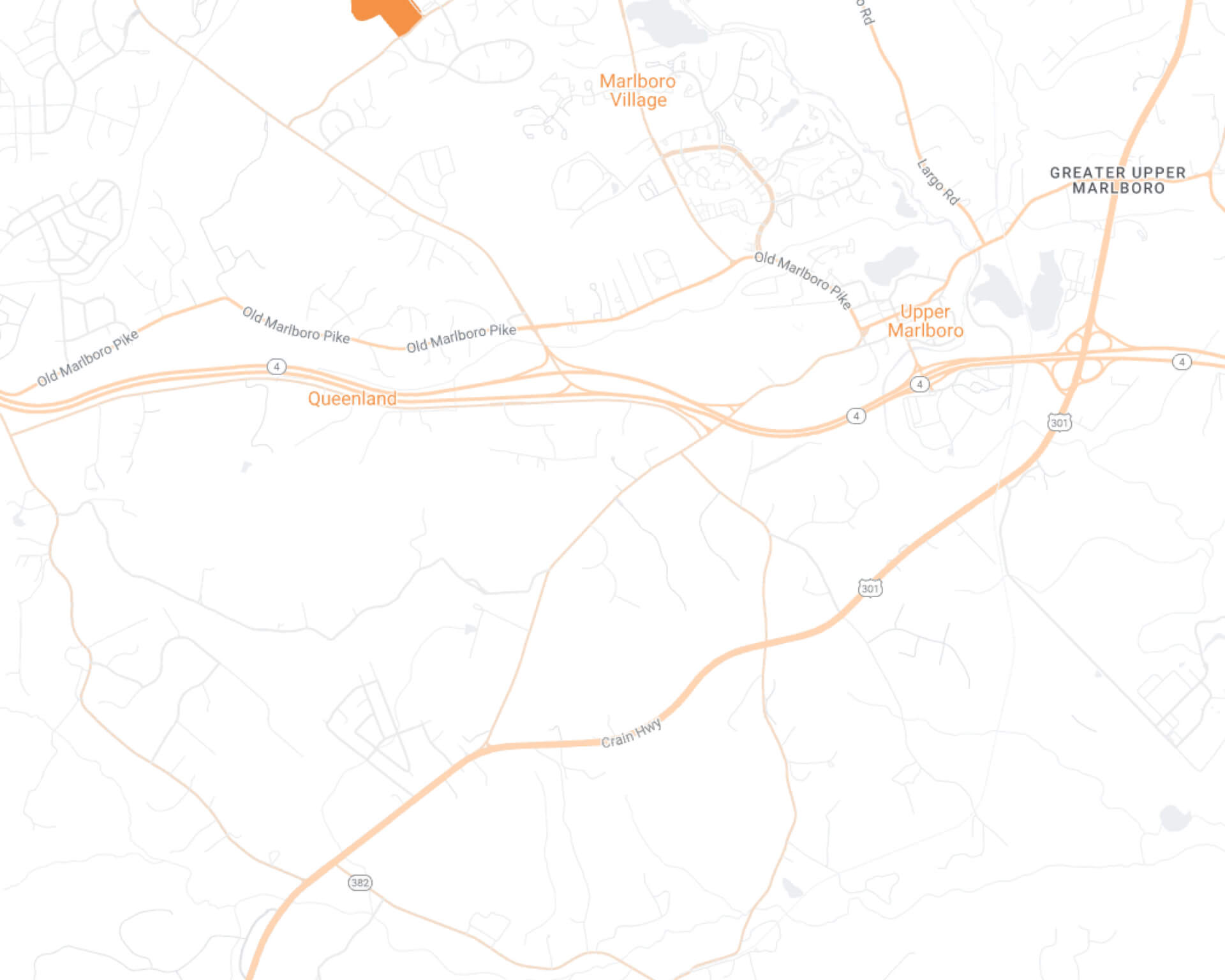 Upper Marlboro Maid Brigade Desktop Map