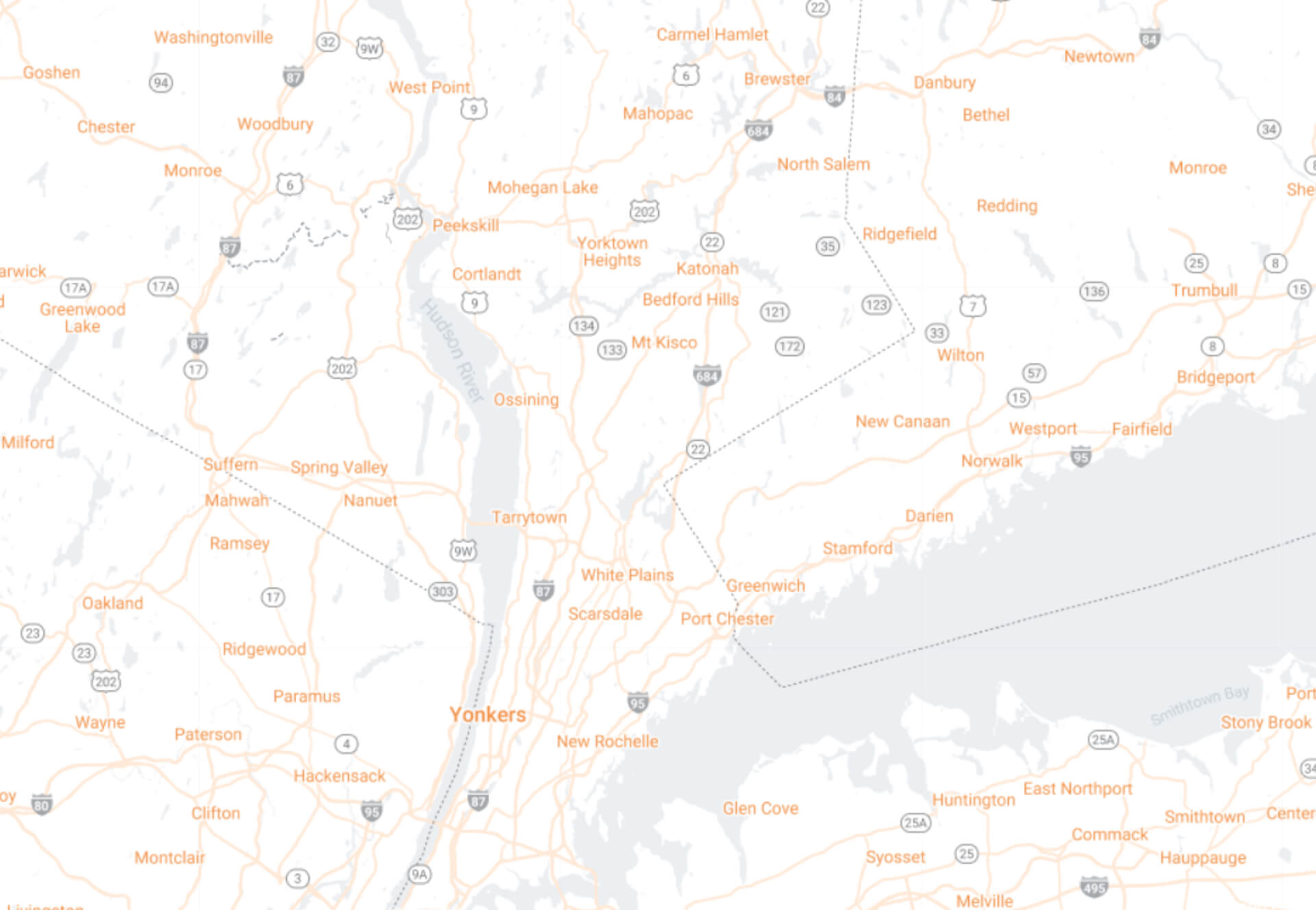 Westchester Desktop Map