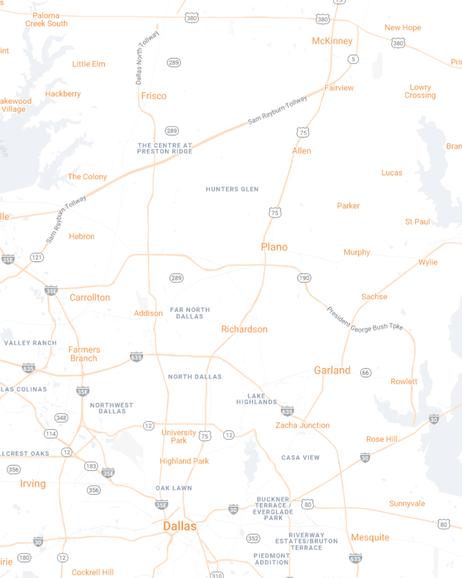 Dallas Map Desktop