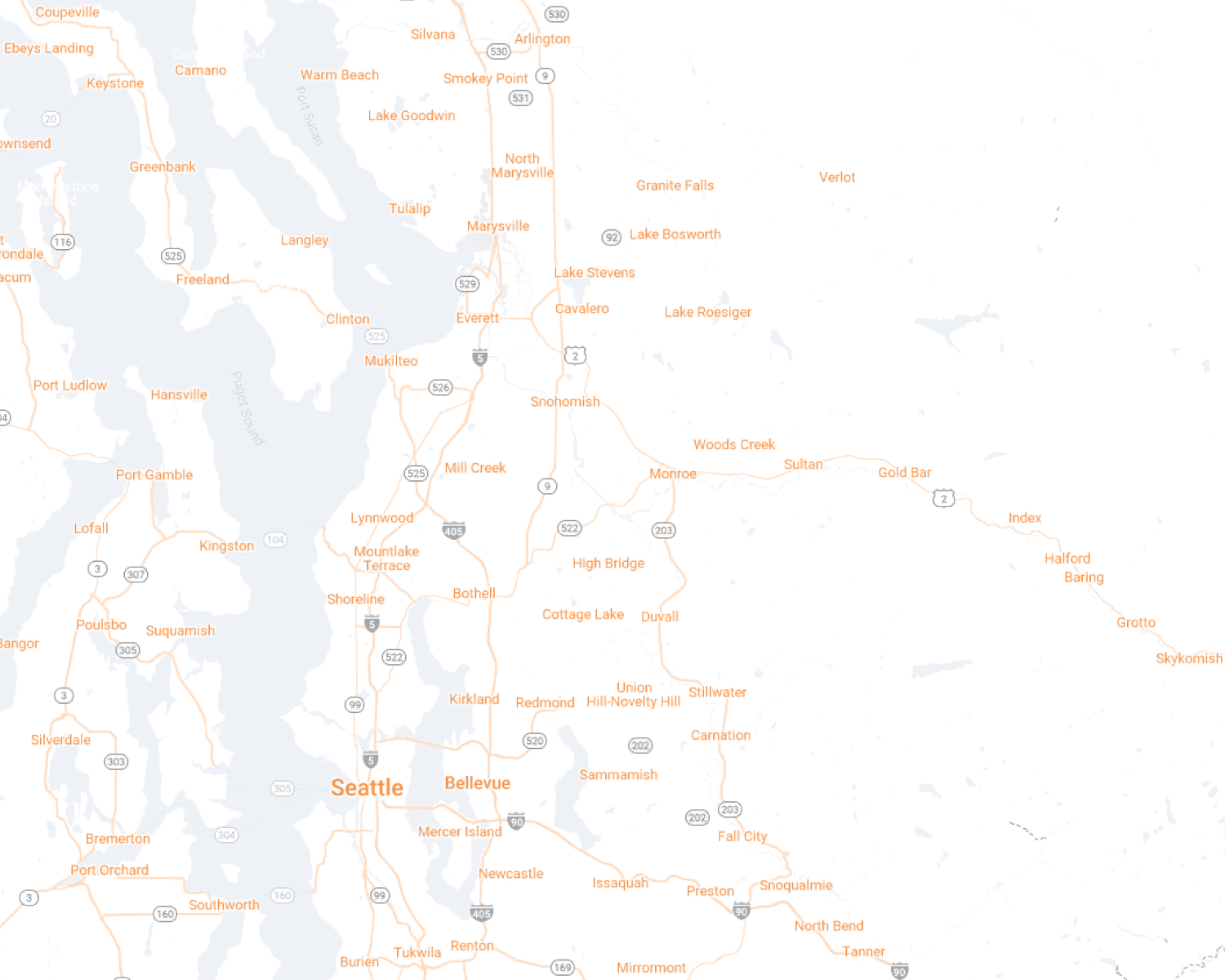 Seattle desktop map