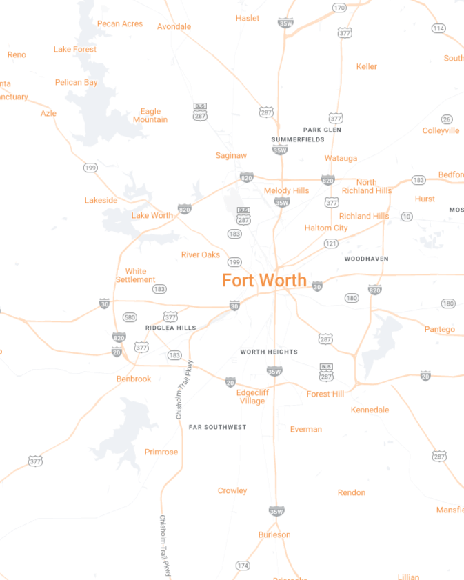 Fort Worth Map Mobile