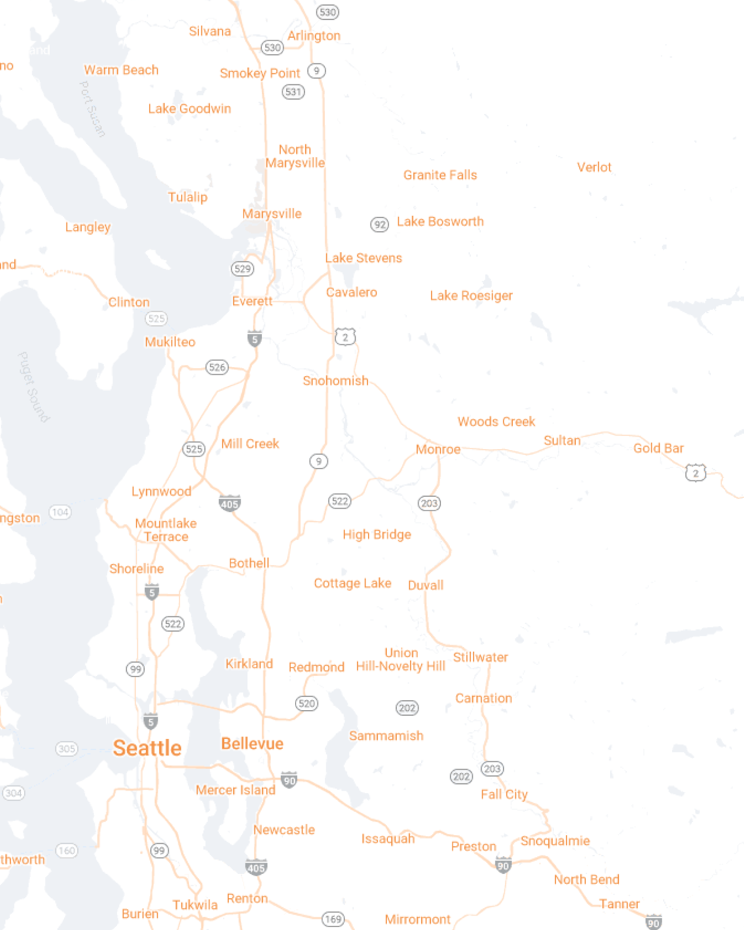 Seattle mobile map