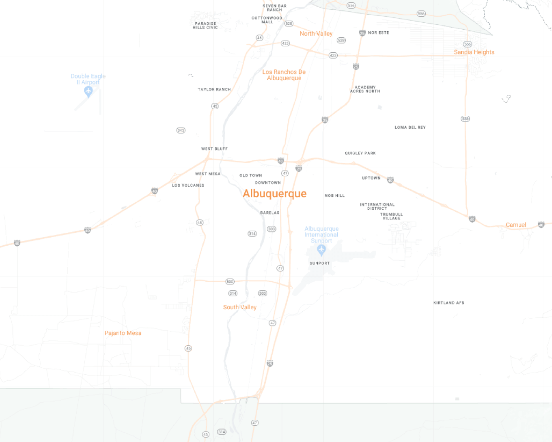 Albuquerque Desktop Map