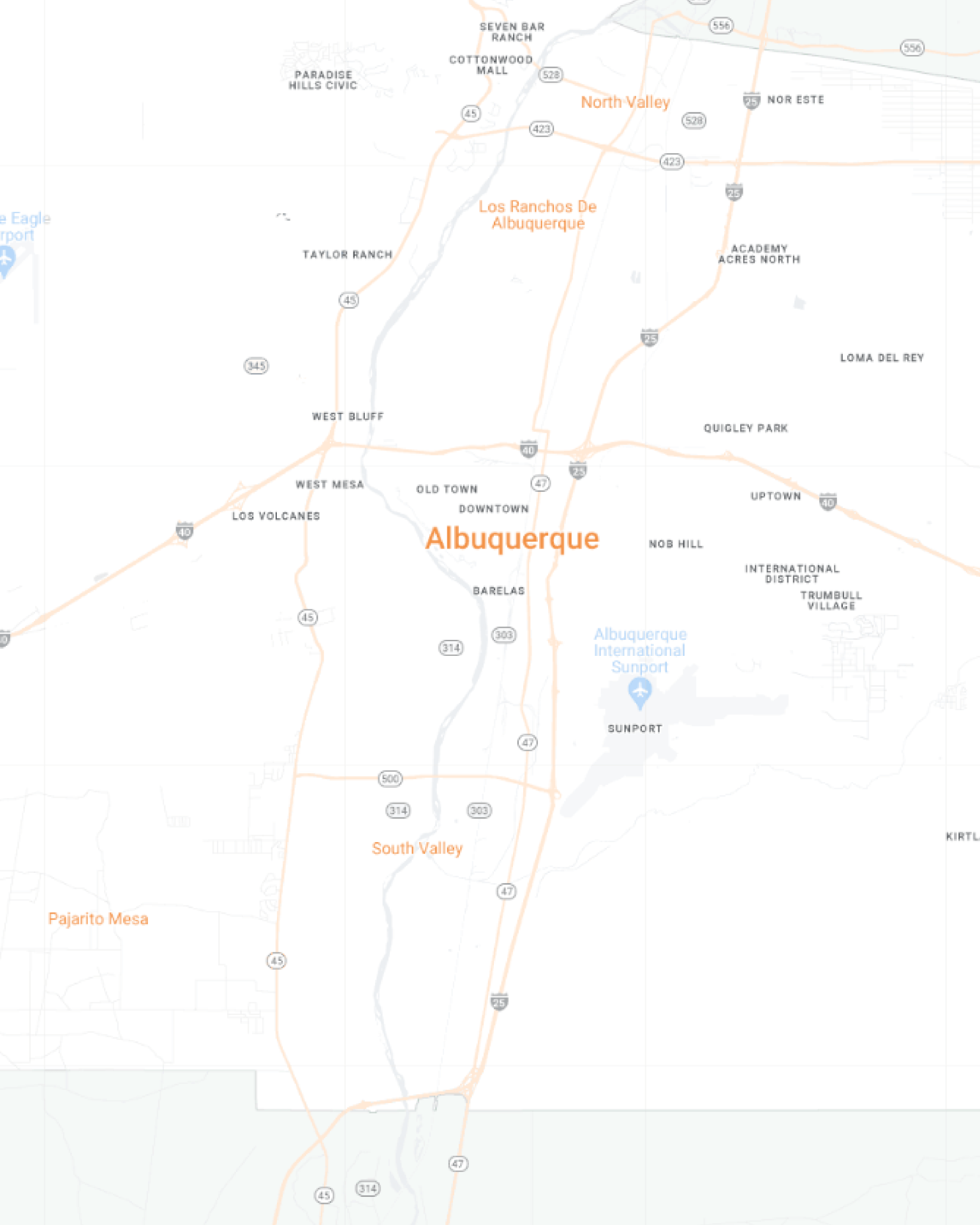 Albuquerque Mobile Map