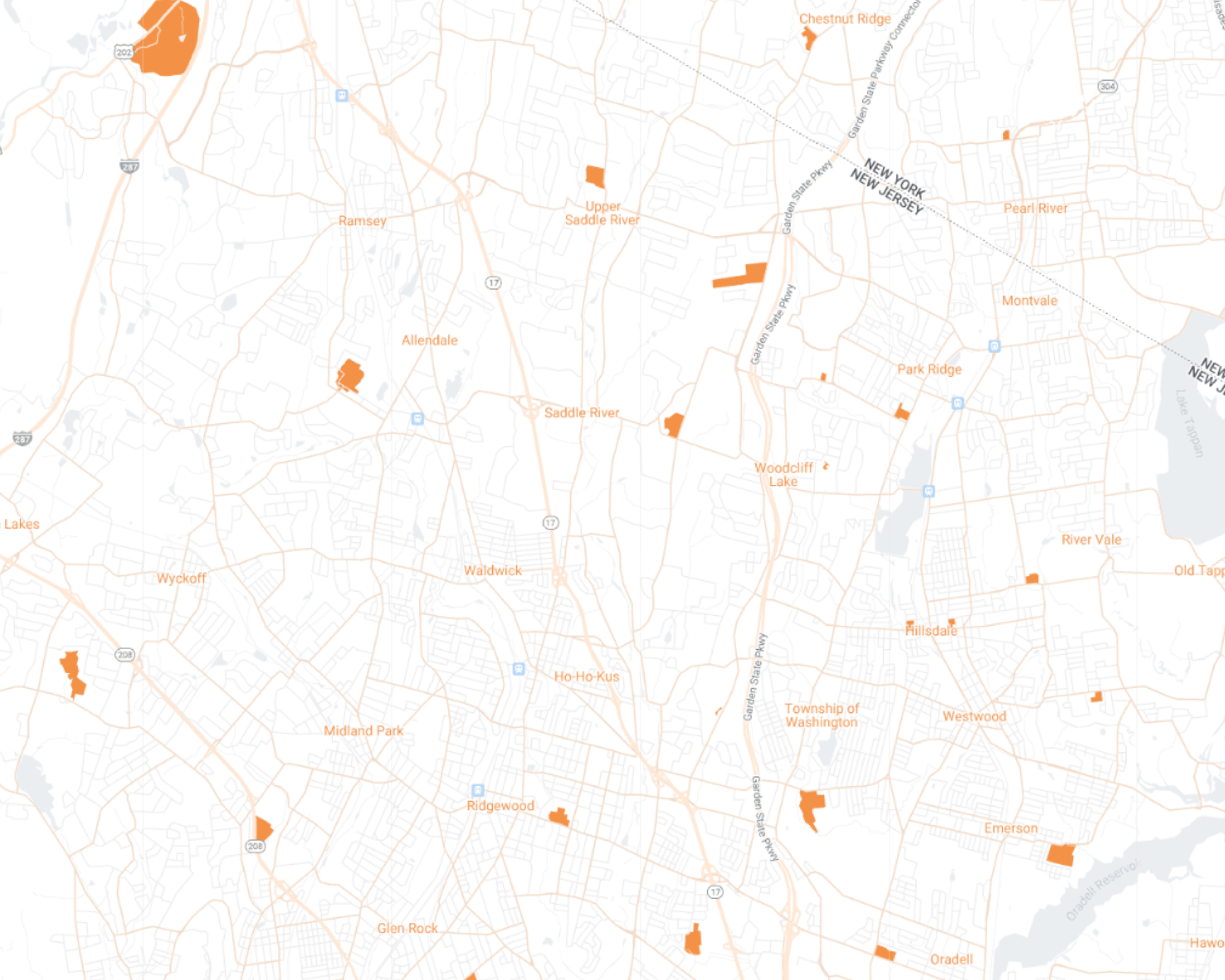 Bergen Desktop Map