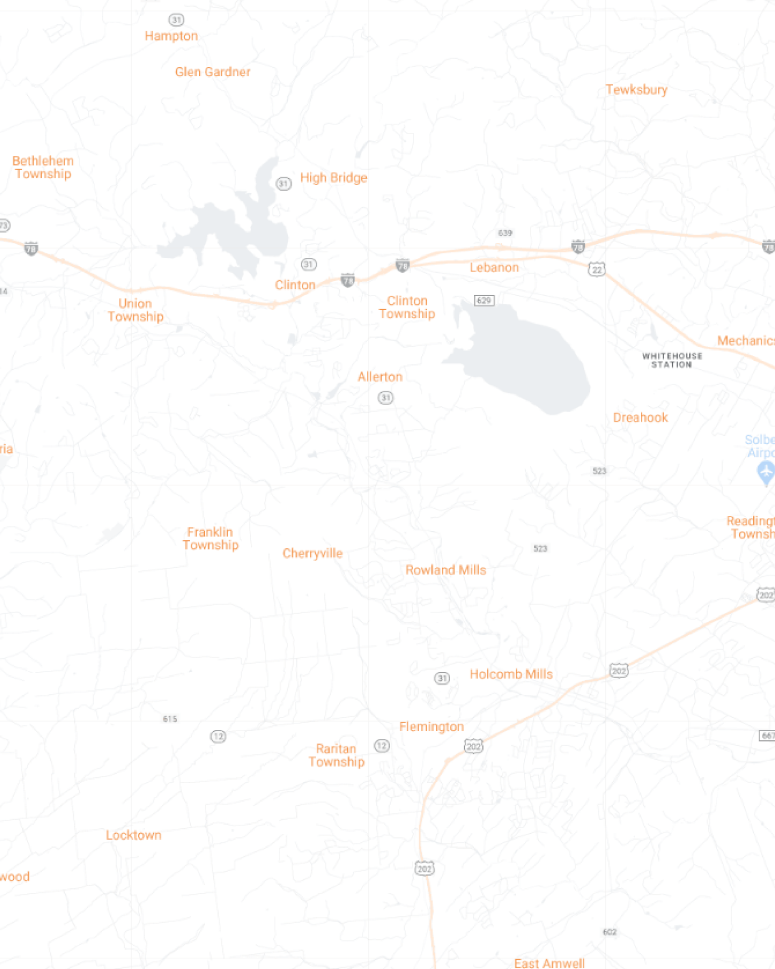 Central NJ Mobile Map