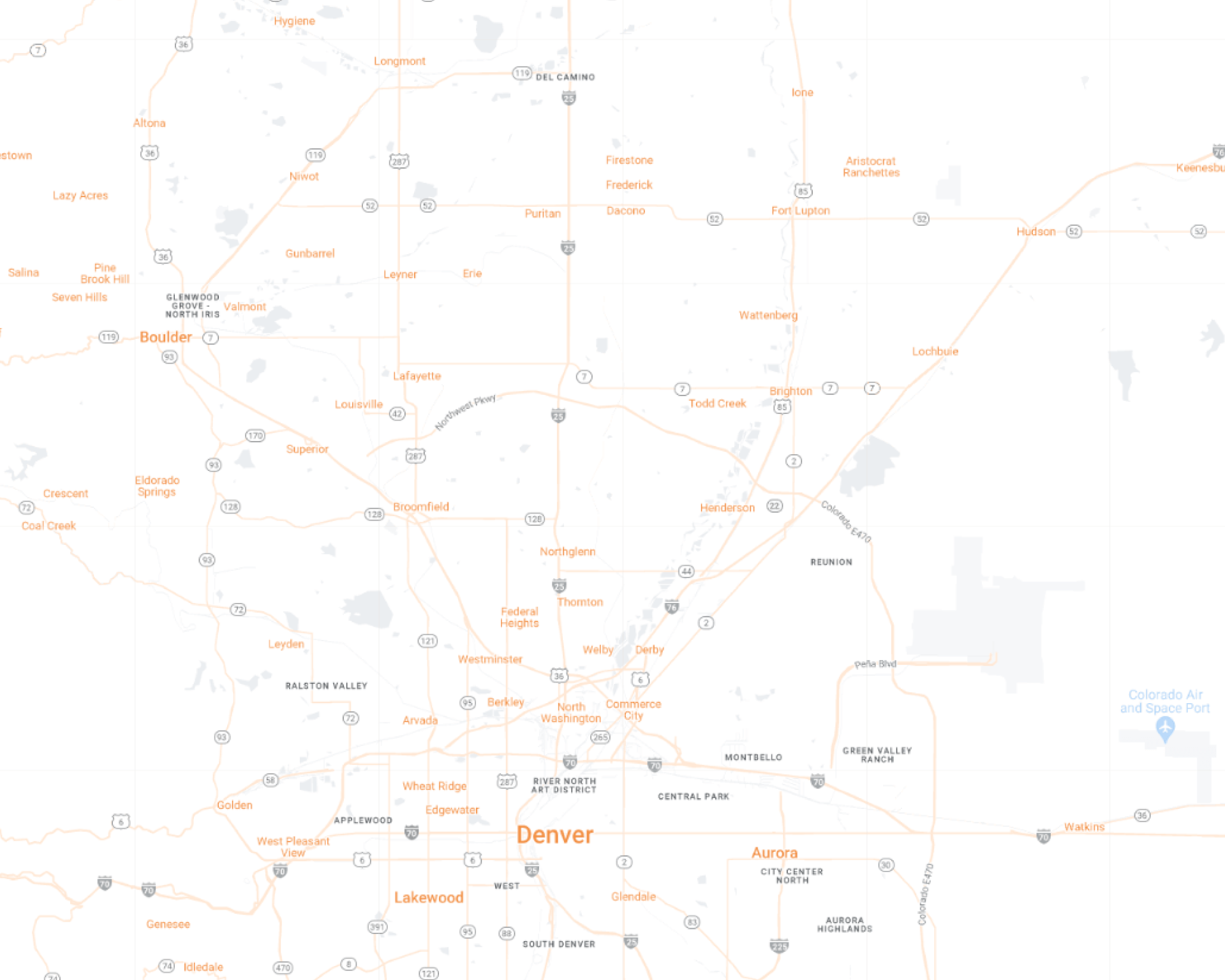 N Denver Desktop Map