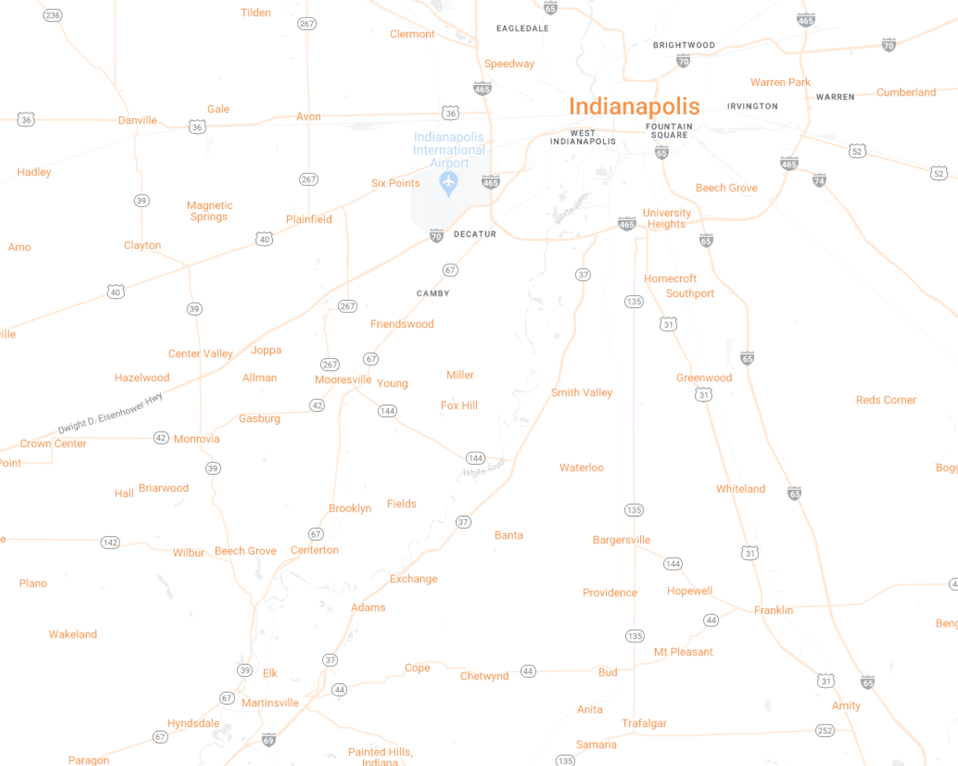 Indianapolis Desktop Map
