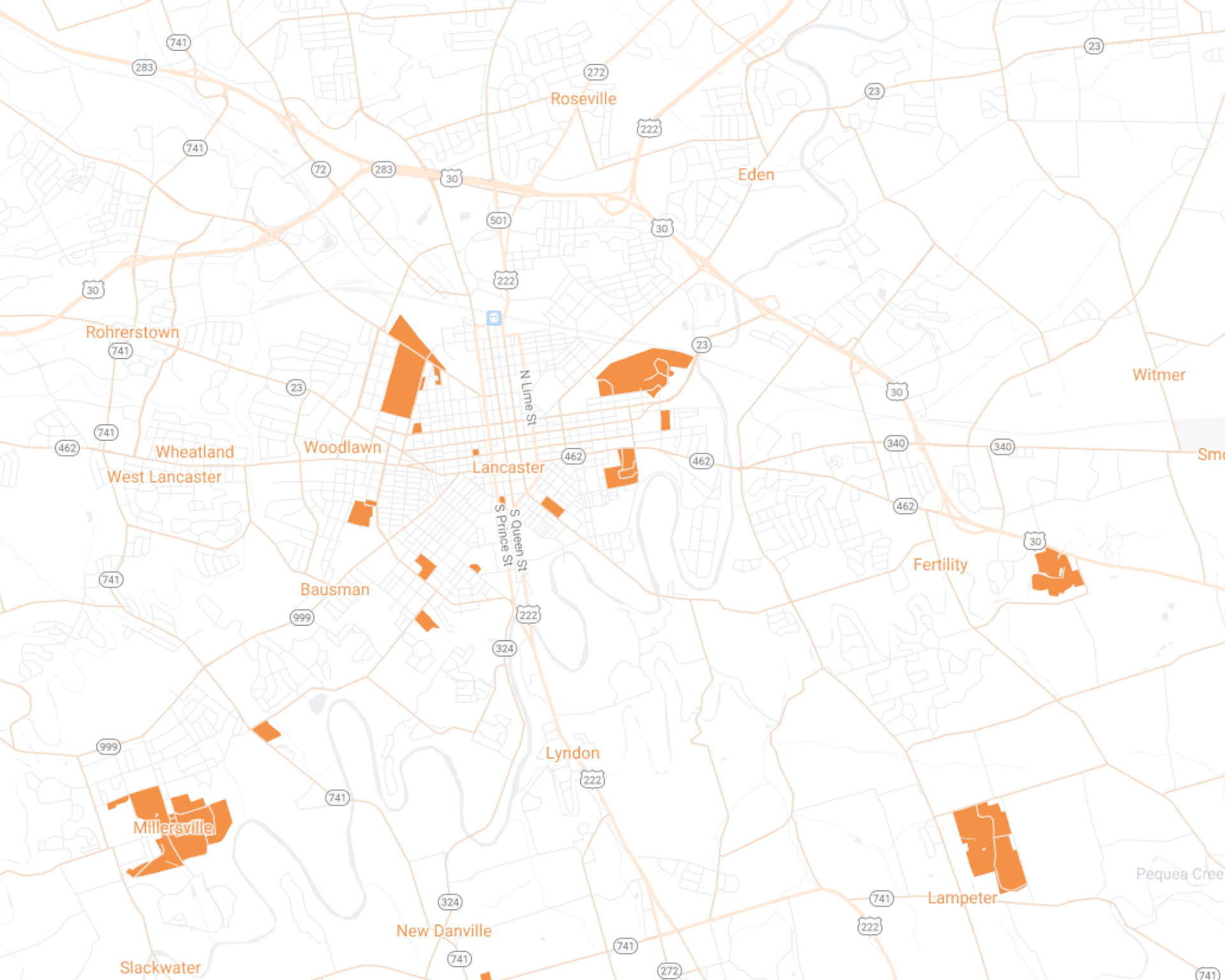 Lancaster Desktop Map