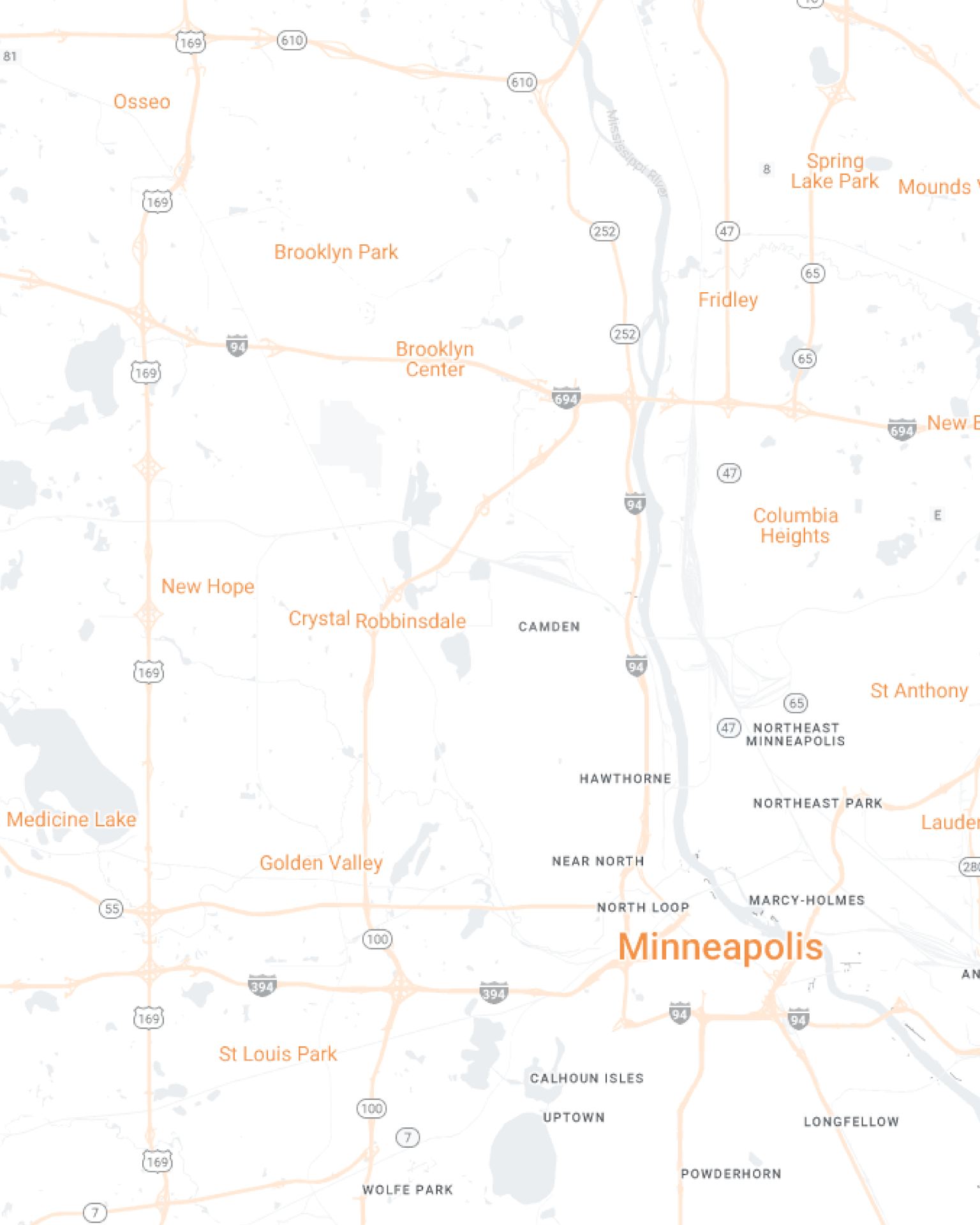 Minneapolis Mobile Map