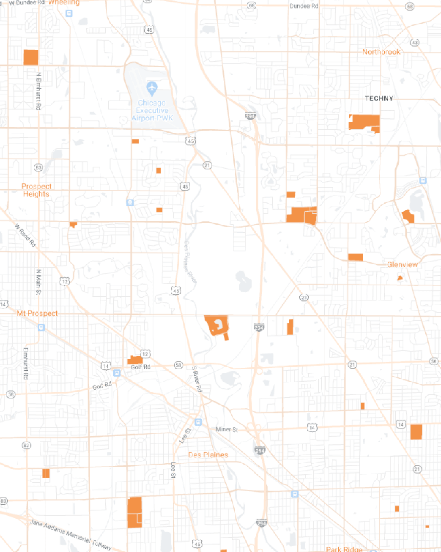 NW Chicago Mobile Map