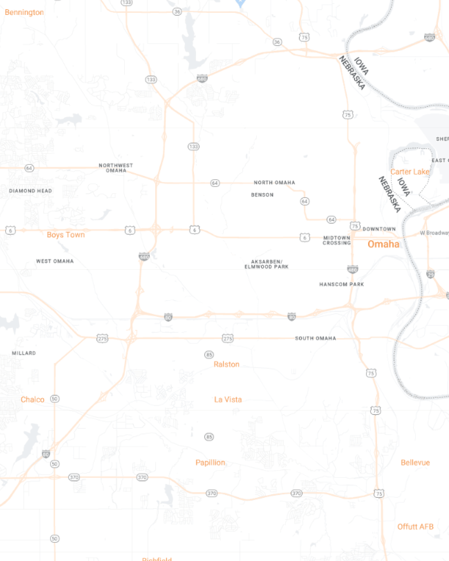 Omaha Mobile Map