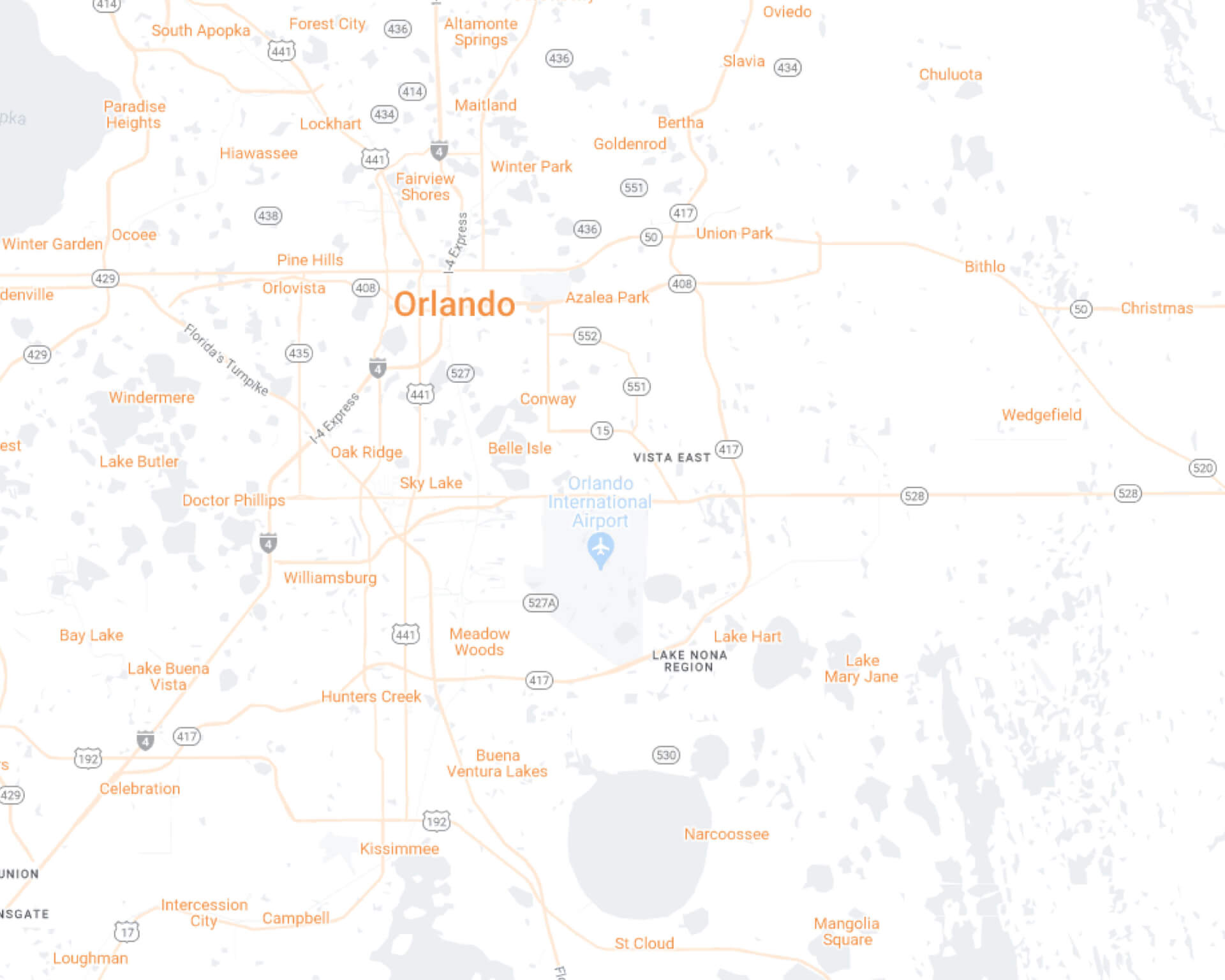 Orlando Desktop Map
