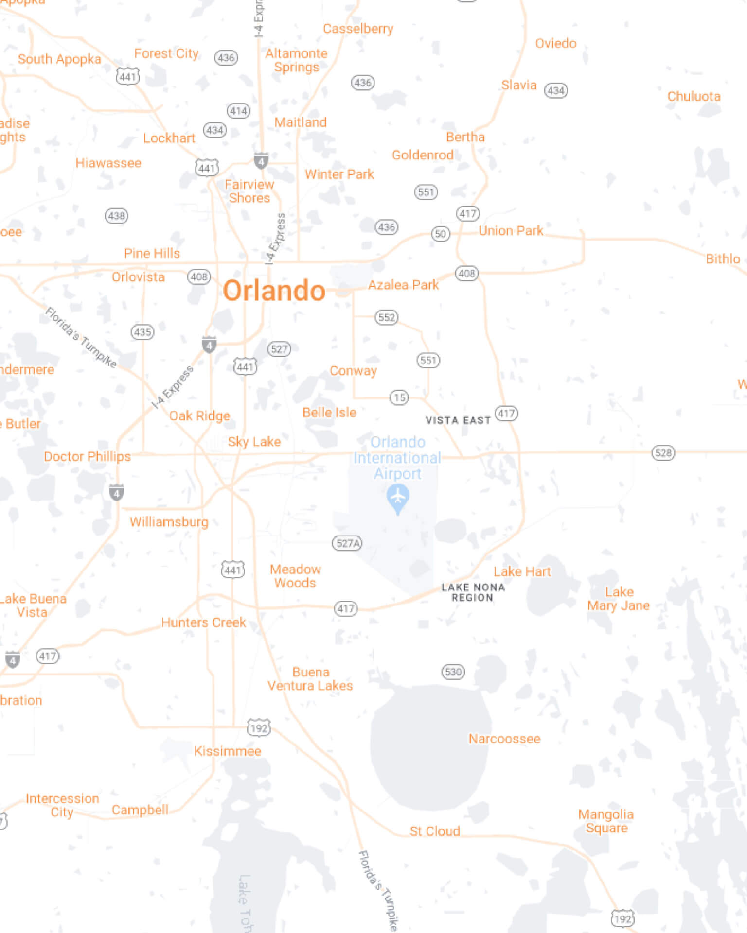 Orlando Mobile Map