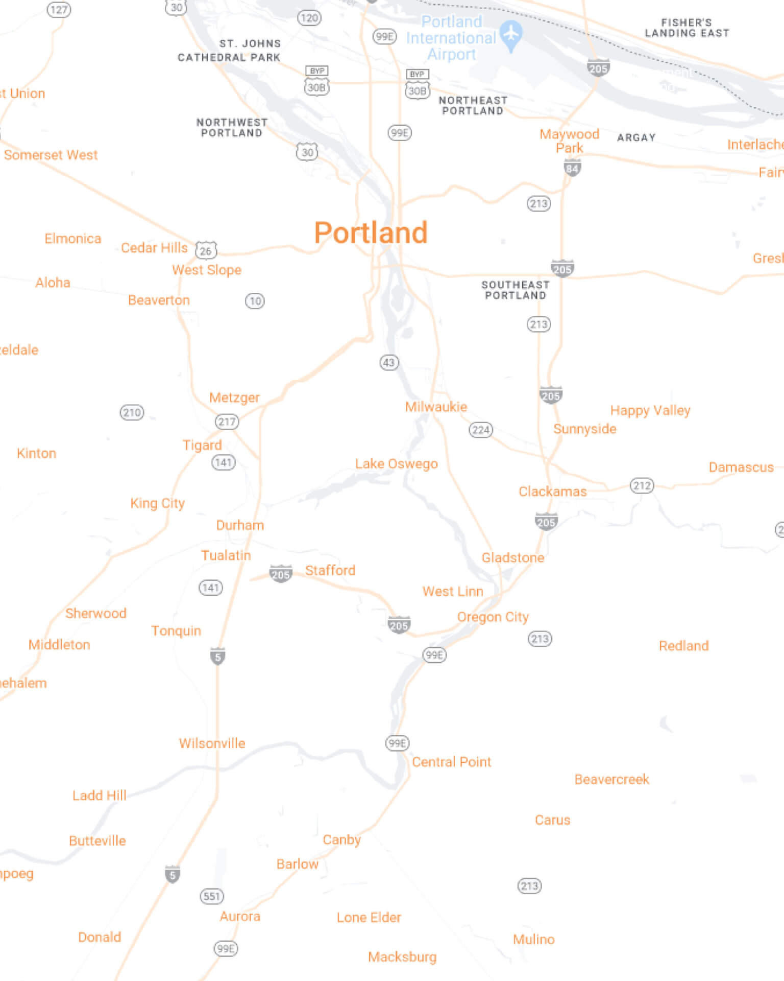 Portland Mobile Map