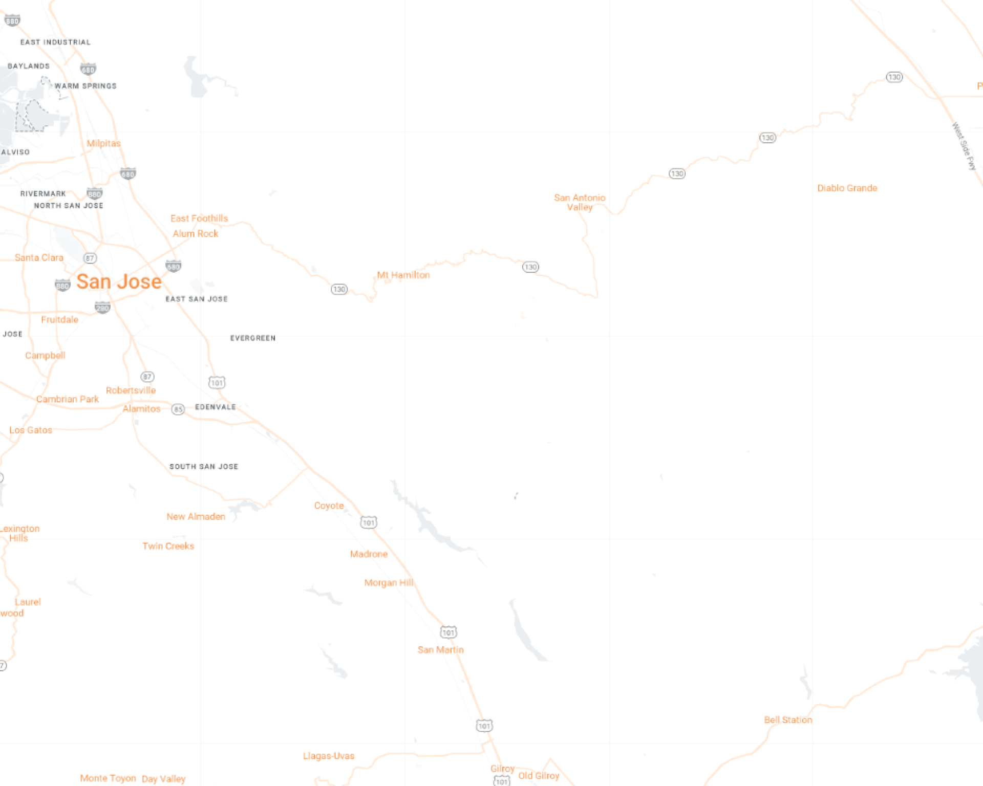South Bay Reddy Desktop Map
