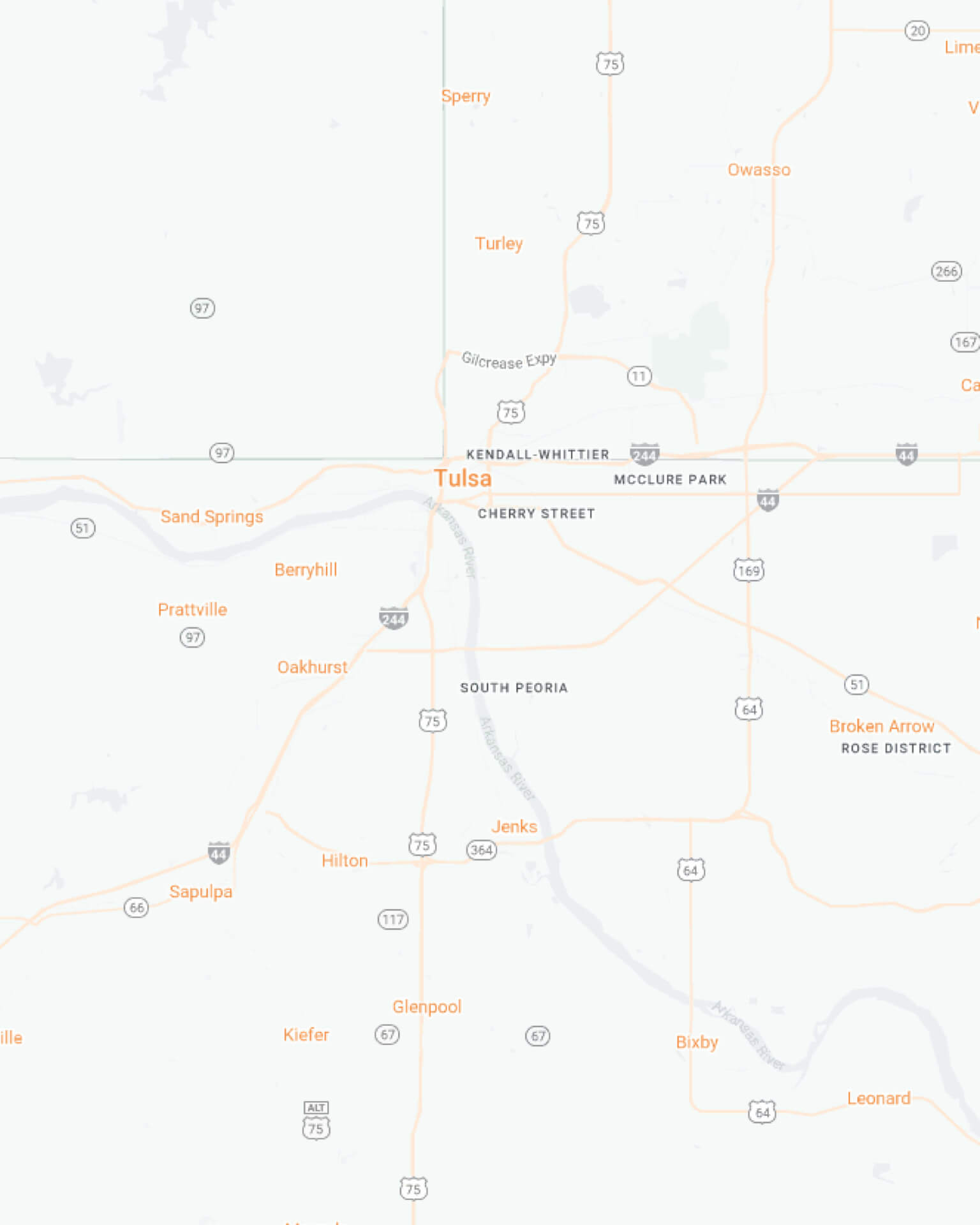 Tulsa Mobile Map