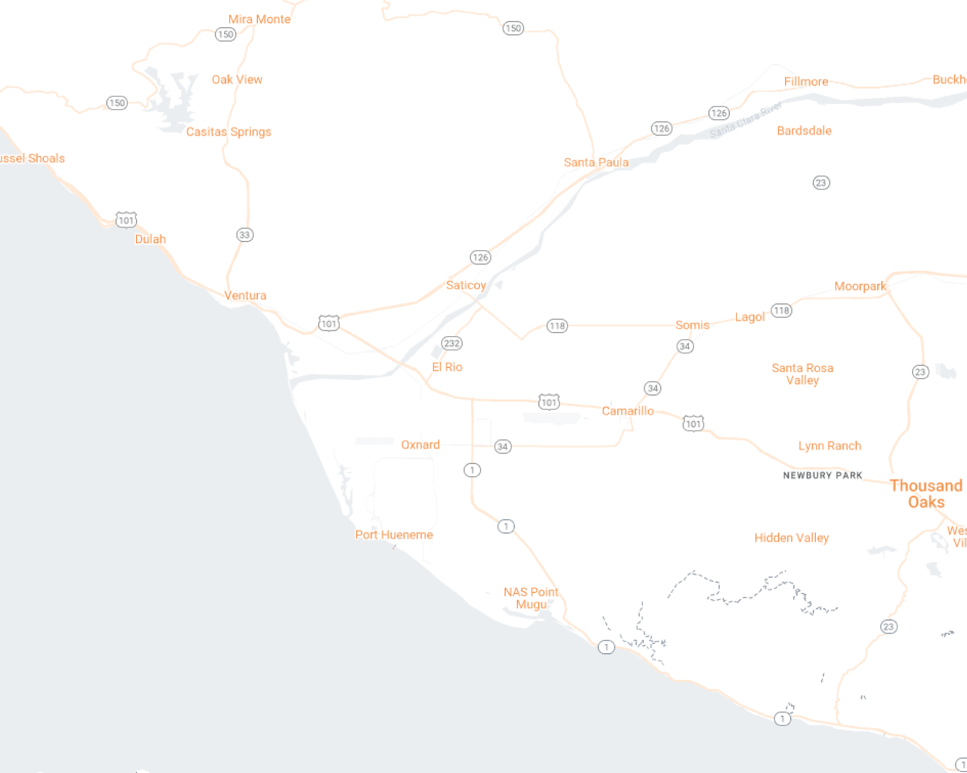 Ventura Desktop Map