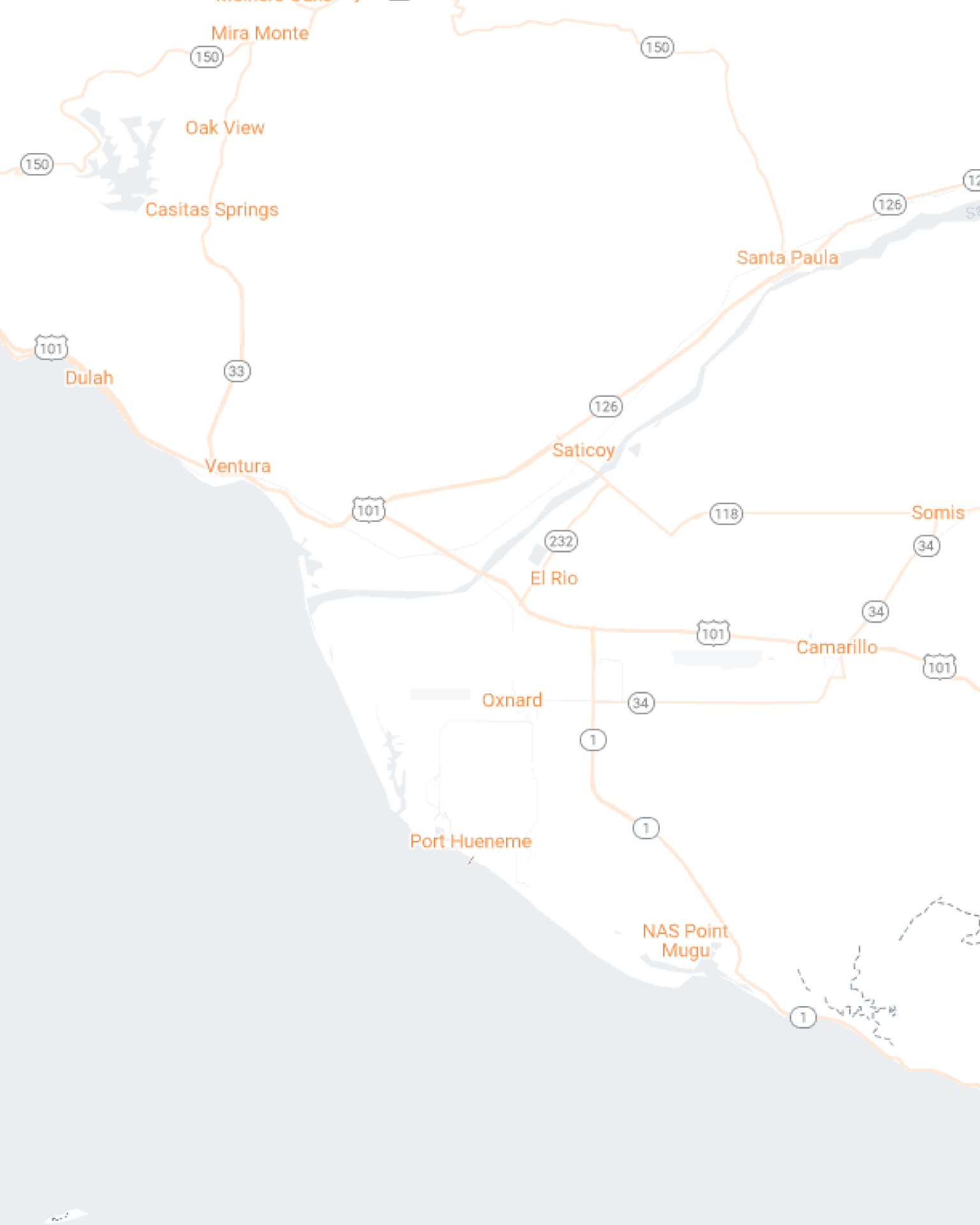 Ventura Mobile Map