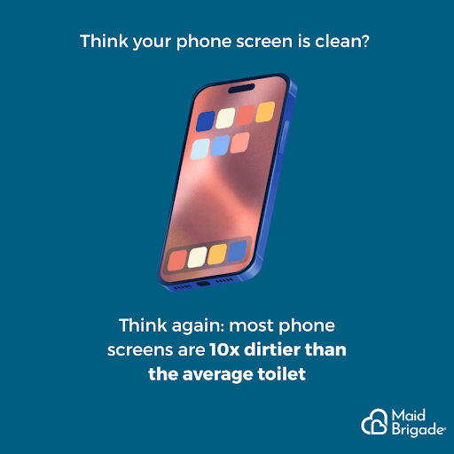 Think your phone screen is clean? Think again: most phone screens are 10x dirtier than the average toilet